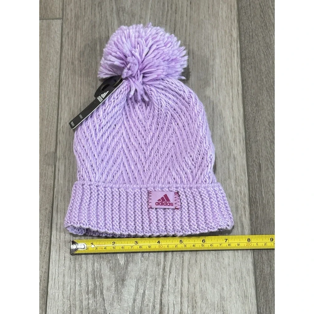 Adidas Youth Twilight 4 Ballie Lilac Purple Bliss Pulse Beanie 5155790  NEW OSFA
